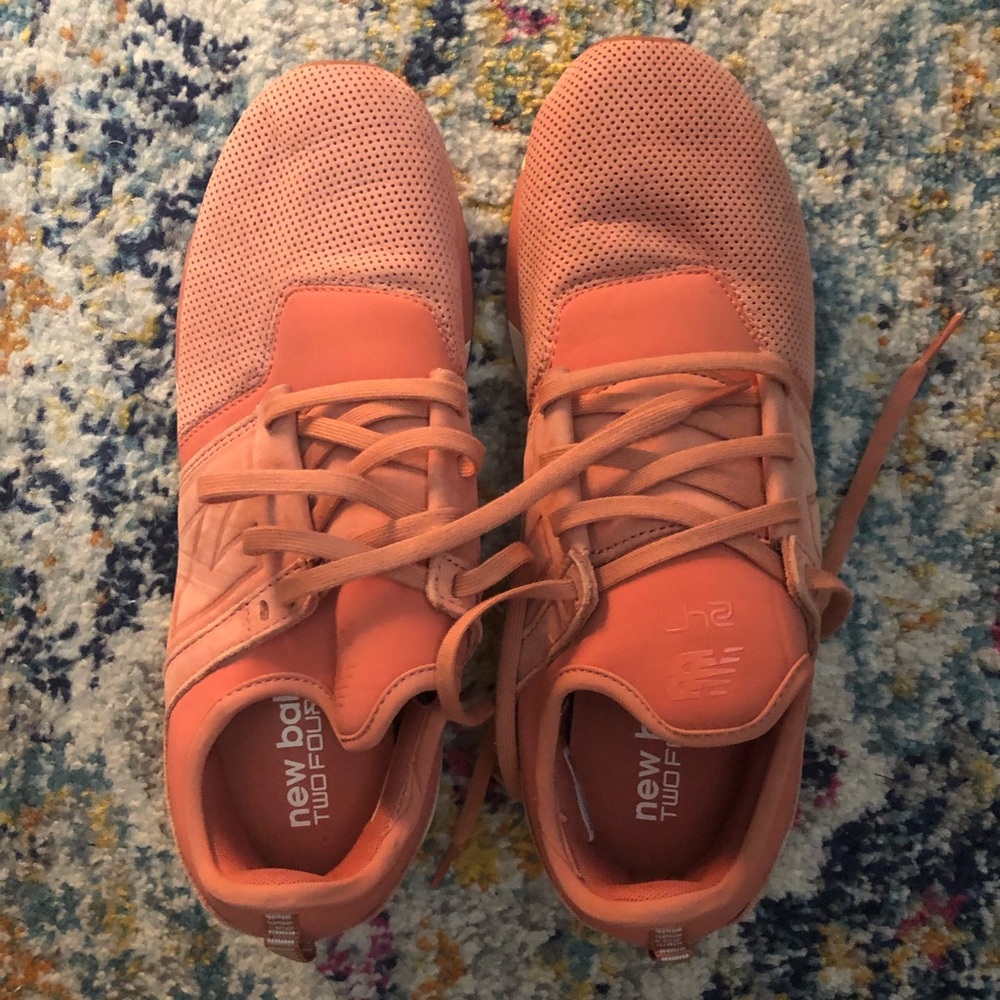 Orange New Balance Sneakers
